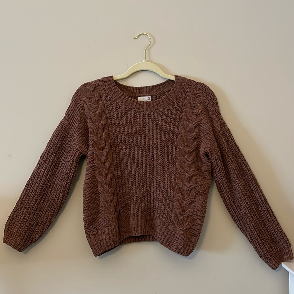 SO Mauve Cozy Sweater
